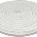 jojobasec Multifunctional Window Brush Strip Self-adhesive Weather Stripping Sliding Door Sealing Strip 5 Meters, White, 9mmX15mmX5M