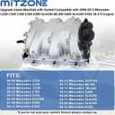 MITZONE Upgrade Intake Manifold with Gasket Compatible with 2006-2012 Mercedes C230 C300 C350 E350 E280 GLK350 ML450 S400 SLK300 R350 V6 272 Engine Replace 2721402401 2721402201