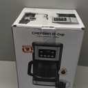 Chefman 12-Cup Programmable Coffee Maker, Electric Brewer, Auto Shut Off, LCD Display With Auto-Brew Function, Anti-Drip Pot, Reusable Filter for Fresh Grounds, Round Stainless Steel, Glass Carafe