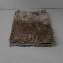 Yimobra Chenille Bathroom Rugs Non Slip, Extra Thick Soft Absorbent Bath Rug 31.5x20 Inch, Machine Washable Quick Dry Bath Mat for Bathroom Floor, Tub and Shower, Home Decor Accessories, Camel