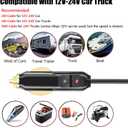 Mini DC Power Cable, 6FT/16FT/32FT 24V-12V DC Car Charger Auto Power Supply for Satellite, Replacement Cable for Mini, 18AWG Cables for Trucks Ships, (10M/32.8FT)