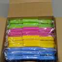 Deekin 12 Pcs Double Sided Geoboard Mathematical Kids Geoboards with Rubber Bands Math Manipulatives Toy for Geometry, 6.9 x 6.3 Inches Classroom Back to School