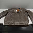 Milwaukee Leather MLM1522 Mens Retro Brown Leather Motorcycle Jacket with Gun Pockets - Large