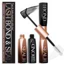 Cluster Lash Glue, Water-Proof Bond and Seal, Latex-Free Eyelash Glue for Sensitive Eyes, Strong Hold Lash Adhesive, Long-Lasting for 72 Hour, Black