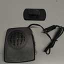 Portable 12v Heater, 200W Fast Heating Fan, Plug into Cigarette Lighter 360 Degree Rotation for Car Windshield, Defroster Defogger Car Heater