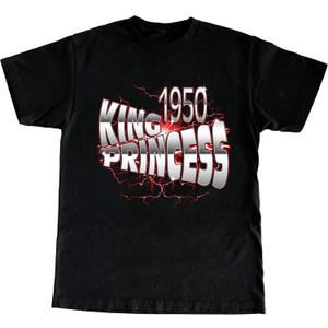 Unisex-Adult Standard 1950 T-Shirt (Large, Black)