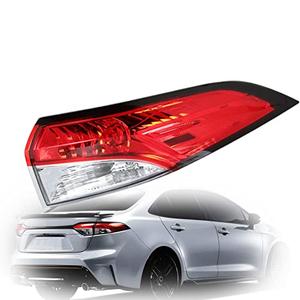 munirater 1-Pack Right Outer Rear Tail Light Brake Lamp Replacement for 2020 2021 Toyota Corolla Passenger Side 81551-12D10 TO2805149