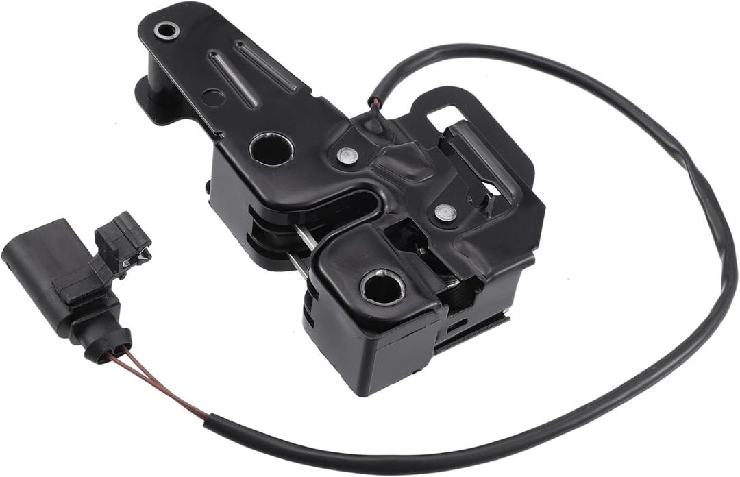 Car Hood Latch Lock Assembly Replacement Fit for Audi A4 S4 RS4 QUATTRO - Pack of 1 Black Durable Material