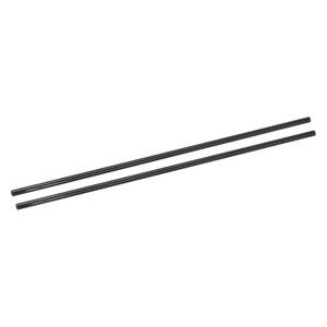 uxcell 2Pcs Carbon Fiber Tubes 6 x 8 x 420mm Plain Weave Glossy Surface Rod 3K Roll Wrapped Carbon Round Tubing for RC Airplane Quadcopter Multicopter