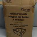 Orian Baby Playpen 50x50 Large Play Yard for Babies and Toddlers, Indoor Outdoor Playpen, Sturdy Baby Play Pen with Mesh Sides, Safe Baby Fence Play Area, Assembly Required/Not Portable, w Storage Bag