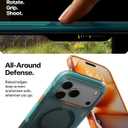TORRAS Ostand Q3 Air for iPhone 17 Pro Max Case with 360 Magnetic Stand, Fit for MagSafe, Mil-Grade Drop Tested, Camera Control Button, Shockproof Phone Case for iPhone 17 Pro Max 6.9", Horizon Orange