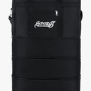 Expandable Extra Large Travel Oxford Duffel Bag with Wheels Waterproof Lightweight Traveling Foldable Suitcase (Black, L)