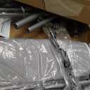 STORAGE MANIAC 3 Section Laundry Sorter, 35.9 Gal (136 L) Laundry Hamper Cart with Heavy Duty Rolling Lockable Wheels and Removable Bags, Clothes Organizer Basket Clothes Separator Hamper, Gray