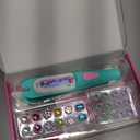 Hair Gem Stamper Kit, Bling Hair Jewels for Girls Toys, Hair Styling Tool with Reusable Shining Diamonds, Birthday Gifts Toys for Girls Ages 3 4 5 6 8-12 (Green)