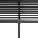 Furnitui 14 Inch High Metal Queen Bed Frame, Platform Bed Frame Queen Size No Box Spring Needed, Easy Assembly, Noise Free, Sturdy, Black
