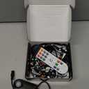 8 PCS RGB Under Cabinet Lighting Kit, 12v Motion Sensor LED Light Strip with Remote, ETL Listed Power Adapter, Music Sync Color Changing Led Lights for Shelves, Cabinet, Counter, Bookcase, 13ft