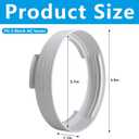 5.9 Inch Portable Air Conditioner Exhaust Hose Coupler, Mobile AC Unit Tube Connector, AC Hose Extension Connector Air Conditioning Accessories for AC Exhaust Hose Coupler Extension (Round)