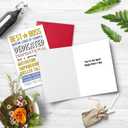 5 x Best Boss Day Card for Boss Mentor, Inspirational Thank You Greeting for Leader, Heartfelt Appreciation Boss's Day Card Gift