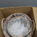 2 Pcs Fall Woven Basket Planter, Rattan Basket, Autumn Wicker, 10, 8''