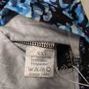 Hawaiin Button Up Shirt Short Sleeve Blue Men's XXL