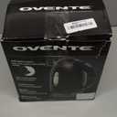 OVENTE Electric Kettle, 1.7L Fast Boiling Water Heater for Coffee or Tea, BPA Free with Water Level Gauge, Auto Shut-Off, Boil-Dry Protection, Indicator Light and Removable Filter, Black KP72B