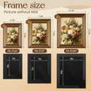 Novabright 8 Pcs Bronze Vintage Picture Frames Gallery Wall Frame Set Antique Collage Photo Decor for Wall Mounting or Tabletop Display Multi Sizes 8x10, 5x7, 4x6 for Gallery Living Room