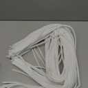 RoundFunny 100 Pcs 36" Extra Long Pipe Cleaners Bulk 6 mm Chenille Stem Craft Supplies Fuzzy Sticks for Beginners Hair DIY Arts Project Supplies Decorations(White)