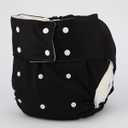 Teen Adult Cloth Diaper Nappy Reusable Washable for Disability Men (Black)