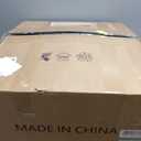 20" Ceiling fans with Lights with Remote Control, Smart Low Profile Ceiling Fan Flush Mount, Modern Dimmable LED Memory Light Timing Reversible Motor, Black Brown Ceiling Fan for Small Bedroom