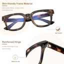 Madison Avenue Women Blue Light Glasses,Oversize Blue Light Blocker for Women, Anti Eyestrain & UV Protection Computer Eyeglasses Hanna (Tortoiseshell)