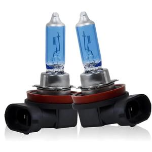 2 PCS H11 Car Halogen Bulbs, Ultra White Light Bulbs, 12V 100W Front Fog Light Bulbs, Super Bright High Beam Low Beam Bulb Auto Lights Universal for Most Cars, Trucks, SUVs (White)