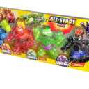Heroes of Goo Jit Zu Special Edition All Stars 4 Pack - Tyro, Blazagon, Shredz, Ultra Rare Corruptagon, Yellow
