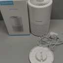 FULMINARE Air Purifiers for Bedroom H13 True HEPA Air Filter Quiet Air Cleaner With Night Light Portable Small Air Purifier for Home, Office, Living Room (White 2 Pack)