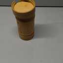 Airtight Tea Canister with Lid 7.87X3.54In Portable Bamboo Style Tea Storage Jar for Loose Leaf Kitchen and Home Container