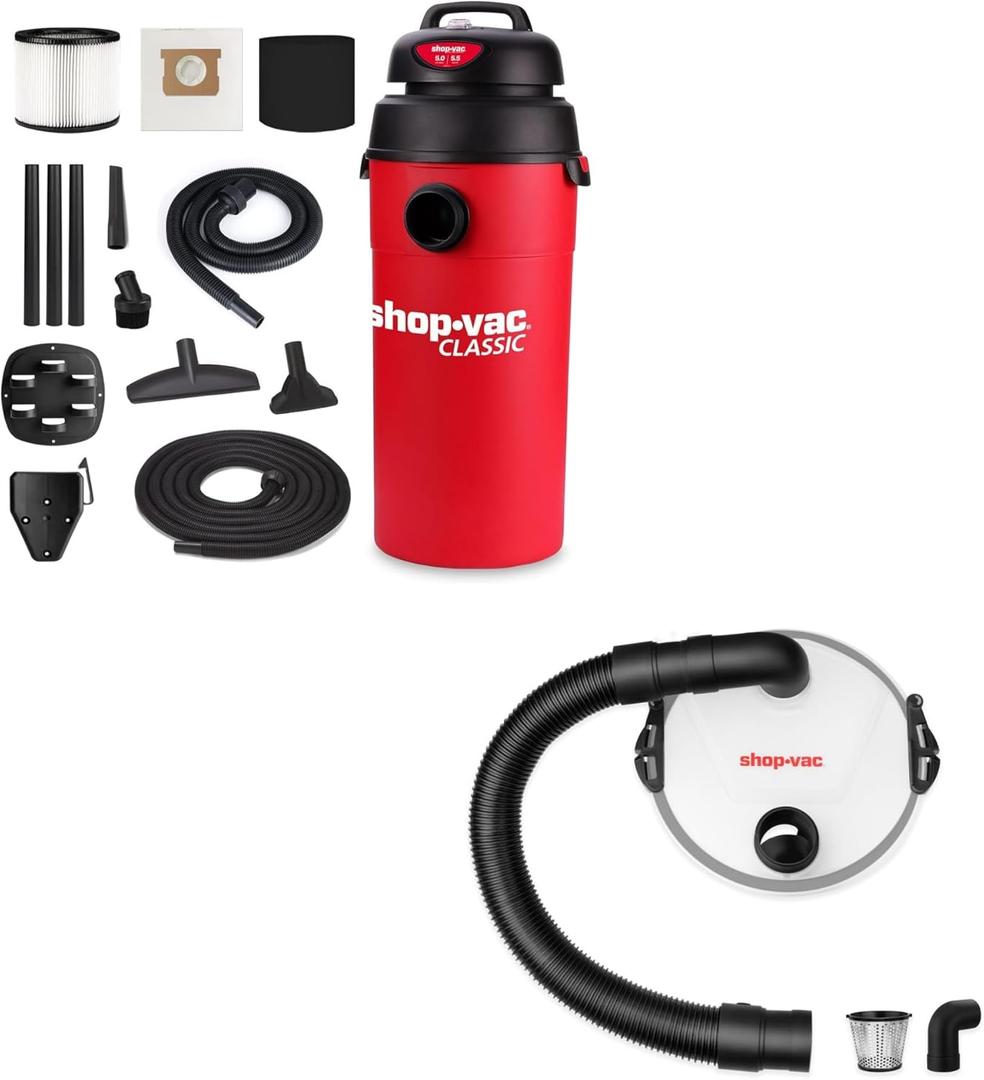 Shop-Vac 5 Gallon 5.5 Peak HP Wet/Dry Vacuum and Dust Collector