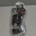 Universal Toilet Flusher Replacement Kit, Fill Valve, 2-Inch Flapper, Toilet Handle Lever, Adjustable, Quiet, Easy to Install, Complete Toilet Parts Inside Tank Kit (Red, 1-Pack)