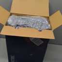 Bedsure GentleSoft Electric Blanket King Size - Soft Ribbed Flannel Heated Blanket with Dual Control, Heating with 10 Heat Settings & 10 Time Settings, 8 hrs Timer Auto Shut Off (90x100 inches, Grey)