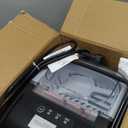 EUHOMY Countertop Ice Maker Machine with Handle, 26lbs in 24Hrs, 9 Ice Cubes Ready in 6 Mins, Auto-Cleaning Portable Ice Maker with Basket and Scoop, for Home/Kitchen/Camping/RV. (Black)