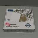 Premium King 20''x38'' Waterproof Pillow Protector Covers - Viscose Made from Bamboo  Allergy, Dust, and Mite Proof Zippered Pillowcase, Set of 2