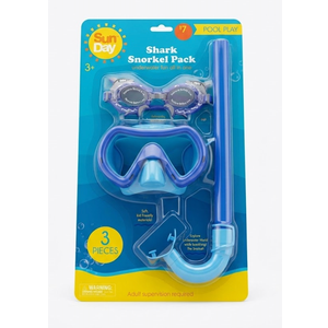 Shark Snorkel Pack 3 Pieces. Age 3+