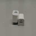 2 Pack USB C Charger Block, Dual Port Type C Wall Charger Fast Charging 20W Power Adapter Cube for iPhone 14/14 Pro/14 Pro Max/14 Plus/13/12/11, XS/XR/X, iPad, Samsung, More (White)