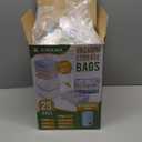 Travel Compression Bags, 25 Pack Vacuum Storage Bags with 1500mAh Rechargeable Battery, Vacuum Seal Bag for Space Saving Clothes, Blanket, Duvets, Pillows, Comforters, Travel Essentials, Luggage