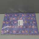 Cheerland 12 Sheets Circus Gift Wrapping Paper Carnival Theme with 12 Gift Tags, 4 Designs Circus Animals Striped Red and Blue Themed Gift Wrap Kids Birthday Party Favors Colorful Party and Supplies