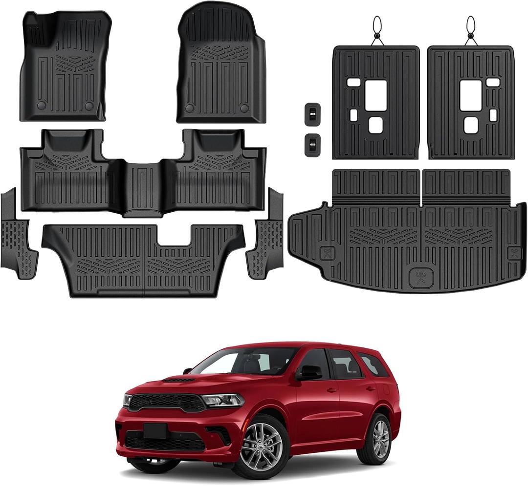 Floor Mats for 2016-2026 Dodge Durango 7-Seats Accessories