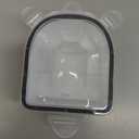 Nail Soaking Bowl, Soak Off Gel Polish Dip Powder Remover Hand Acetone Nail Soak Off Bowl Manicure Bowl with Triangle Cuticle Peeler and Stainless Steel Cuticle Pusher Nail Art Tool (Black-3PCS Set)