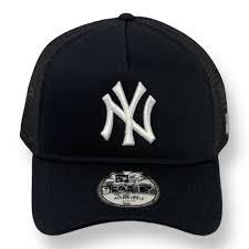 47 Trucker NY Hat, Black, Adjustable