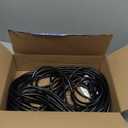 HUANCHAIN Indoor Outdoor Black Extension Cord 75 Ft Waterproof, 16/3 Gauge Flexible Cold-Resistant Appliance Extension Cable Outside, 10A 1250W 16AWG SJTW, 3 Prong Electric Cord, ETL