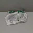 YOJOE 3-Outlets Indoor Outdoor Extension Cord with Lighted End, 3 Prong 13A Weatherproof Power Cord, 16 Gauge Heavy Duty 8 ft White Extension Cord Multiple Outlets, 16/3 SJTW UL Listed