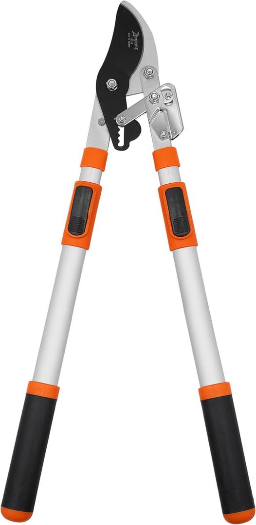 Zenport LRT10-2PK of Loppers, 30~42-inch (76cm - 108cm) Telescopic, Gear Action Bypass Lopper, 2-Pack
