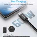 CLEEFUN USB C to USB C Cable 60W, USBC to USBC, [5-Pack, 6 ft] Type C to C Charger Cord Fast Charging for iPhone 16 15 Pro Max/Plus, for iPad/MacBook Pro/Air, for Samsung Galaxy S25 S24 S23